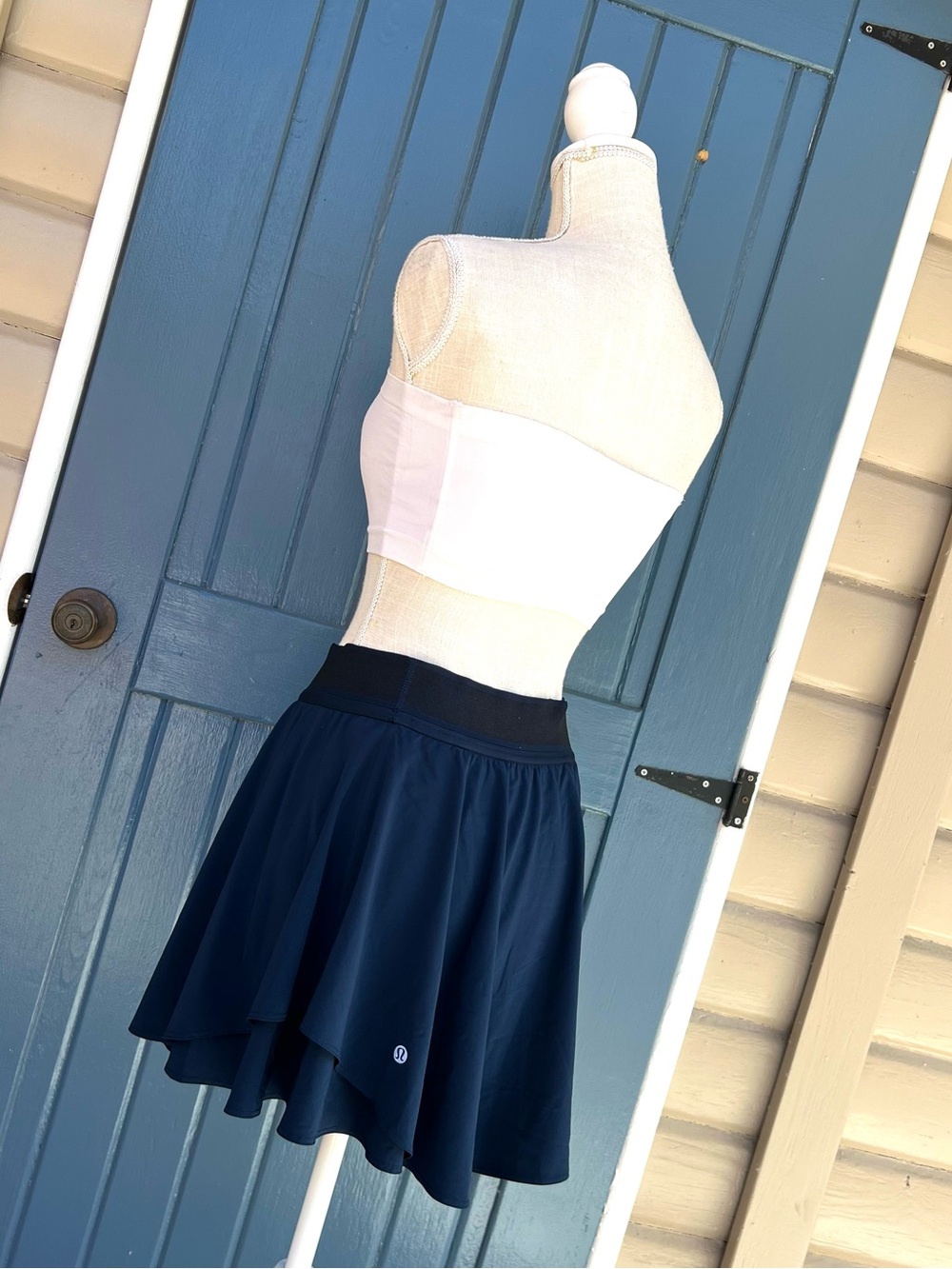 Lululemon Court Rival High-Rise Tennis Skirt Skort True Navy Blue women’s Size 6 - Picture 1 of 10